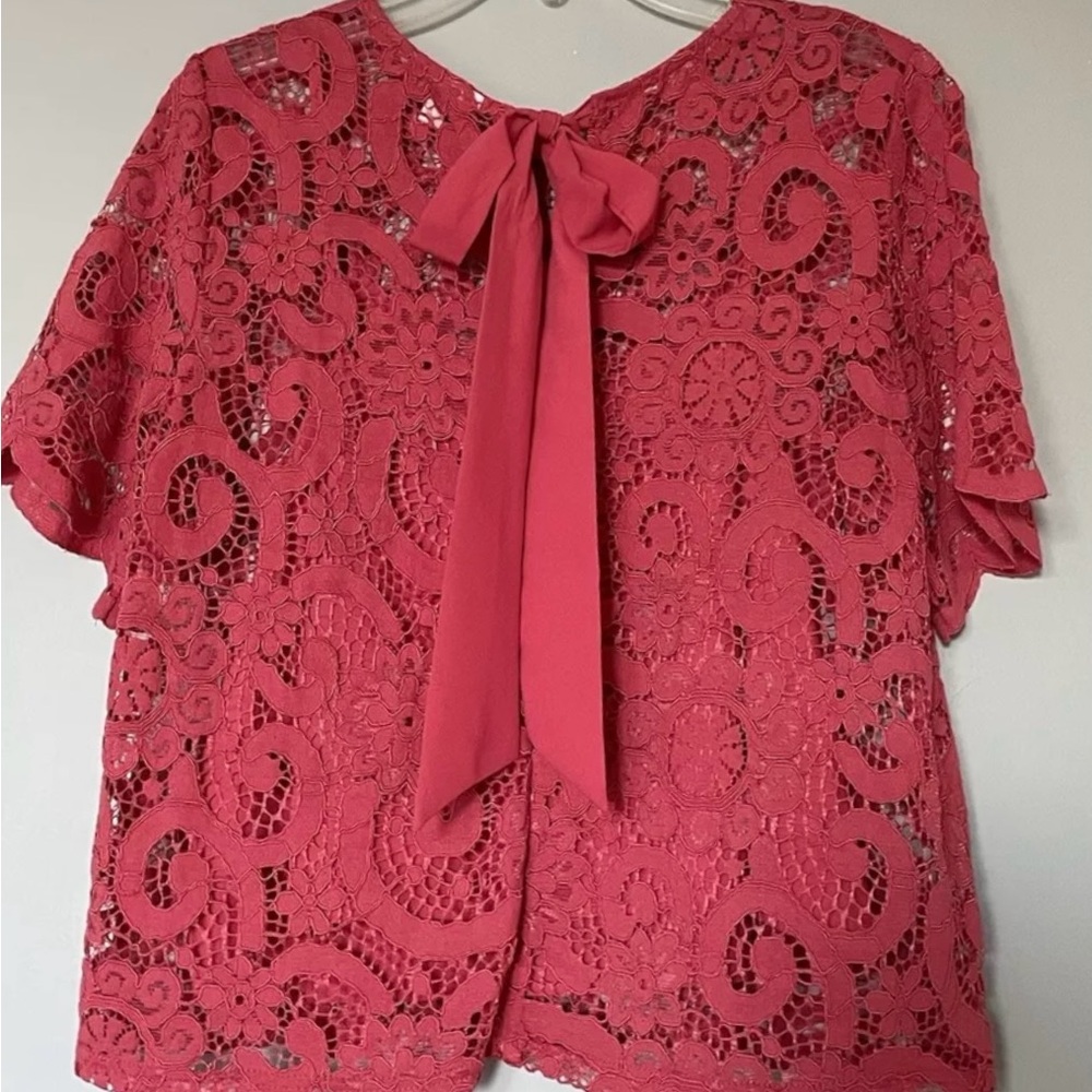 Nanette Lapore Holiday Party New Years Lace Top Small